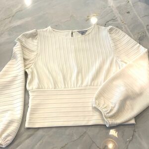 H&M dressy ribbed top